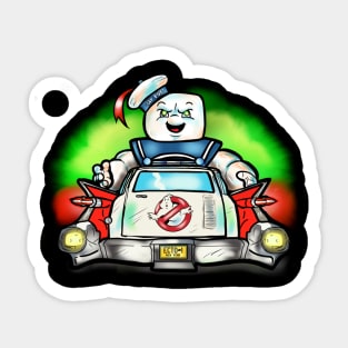 Its The Stay Puft Marshmallow Man! Sticker